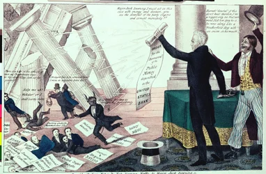 Downfall of Mother Bank, 1833